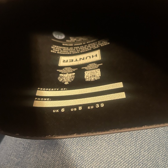 Hunter high boots almost new - Picture 3 of 4